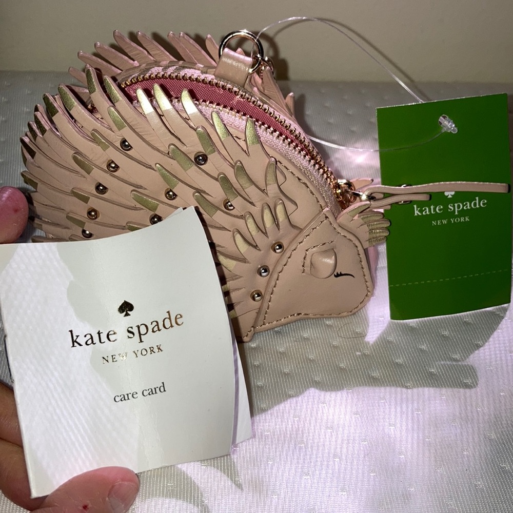 KATE SPADE baja bound porcupine coin pouch